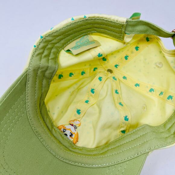 NEW! Nintendo Animal Crossing Adjustable Cap Hat Snapback Green Yellow - Picture 6 of 7